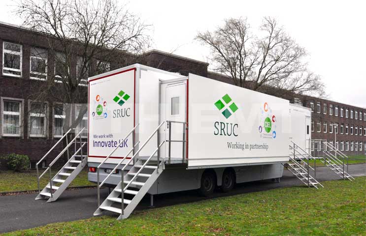 Mobile lab in a trailer